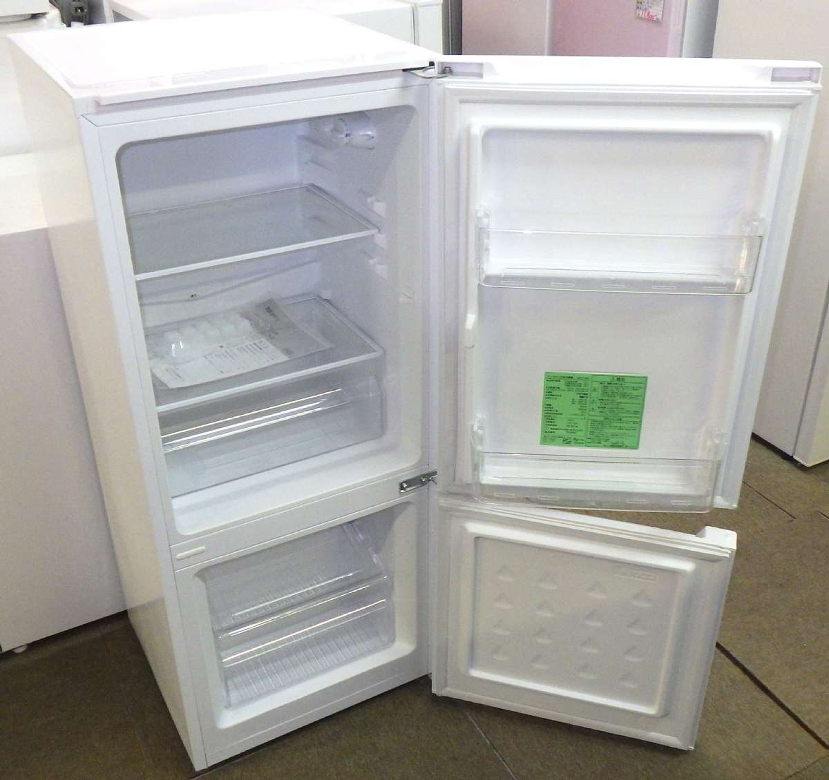 YAMADA 2ドア冷蔵庫 直冷式 117L 2021年製 YRZ-C12H1 - キッチン家電